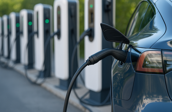 <p>中国山東省済南市は6月から、済南公共交通集団北部分公司の自動運転バスによる市道走行試験を開始している。コースは全長6.4キロ、信号機のある交差点や横断歩道、交差点での方向転換、車線変更と合流などが含まれている。</p>
<p>バスに同乗する保安員の丁平順さんは「車体やバッテリー、制御ソフトが中国企業製。自動運転レベル4（L4）で、9人乗り」と紹介。車両には高精細カメラの他、レーザー光を使った高精度センサー「LiDAR（ライダー）」、ミリ波レーダー、超音波レーダーなど各種センサーが搭載されており、保安員の役目は緊急事態に備えて運行状態を監視することだと説明した上で「走行試験を始めて以降、運転は非常に順調で、障害物に遭遇すると、自ら判断して迂回（うかい）するか、止まって待機する」と語った。</p>
<p>現在、試験内容はすでに公道走行にとどまらず、バッテリーの自動交換へと広がっている。1日走行した自動運転バスはバッテリー充電・交換ステーションに入ると、自律的に所定の位置に駐車する。システムが駐車を認識すると、ロボットアームが充電コネクターをつかんで正確にポートに挿入し、充電を開始する。</p>
<p>中国送電大手、国家電網傘下の国網済南供電の職員は、この充電用ロボットアームが同社の独自開発によるものだと明かした上で、コネクターの挿入にかかる時間はわずか40秒ほどで、全過程が無人化されたスマート充放電を実現したと紹介した。【新華社済南】</p>
<blockquote class="wp-embedded-content"><p><a href="https://36kr.jp/442153/">伊予鉄、松山市で「運転席なし」自動運転バス運行へ　中国WeRide製EVバス導入</a></p></blockquote>
<p></p>