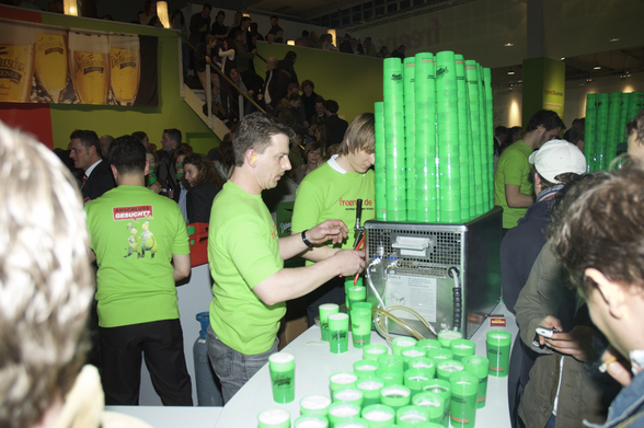 Standparty von Freenet auf der CeBIT in Hannover