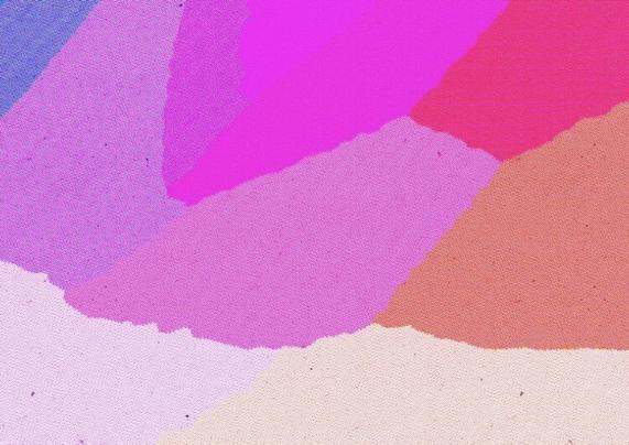 Abstract colourful pink and sand tones and oval shapes overlapping. Artwork.