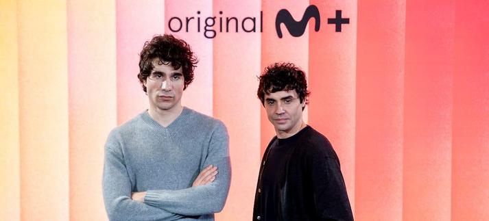 Javier Calvo y Javier Ambrossi en la presentación de nuevas películas originales de Movistar Plus+. / A. Perez Meca/Europa Press / Europa Press News