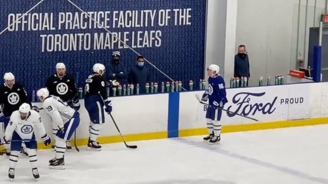 NHL Practice Altercations