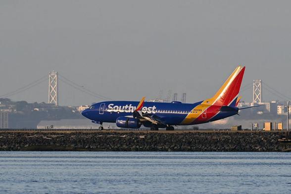 Un avión de Southwest Airlines, en una imagen de archivo (Tayfun Coskun / Anadolu vía Getty Images)