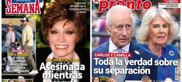 Las portadas de las revistas del corazón de hoy, 19 de noviembre (Instagram)