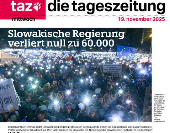 Lichtblick am Montagabend: #Demo gegen #Fico und für die Unterstützung der #Ukraine am Jahrestag der Samtenen Revolution von 1989 in #Bratislava