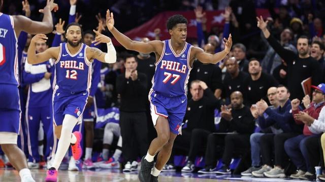 Paul George discusses 1st game playing with Sixers rookie VJ Edgecombe