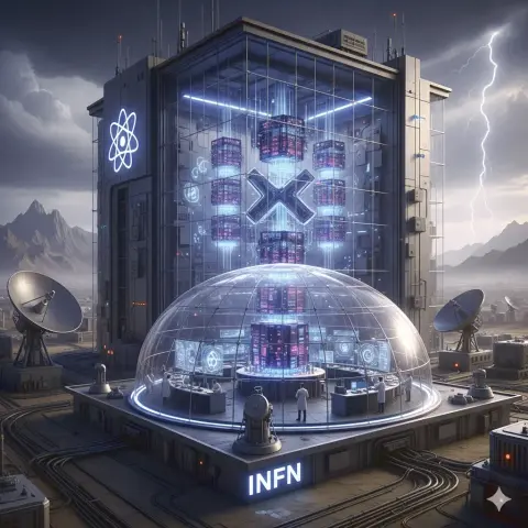 generata AI Istituto di Fisica Nucleare e i computer quantistici