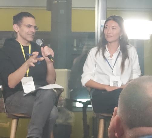 Sheriff and Rose on the panel