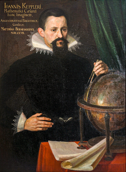 Hermetic Library Hermeneuticon Johannes Kepler Portrait C 1910 After Original 1620 Engraving Kepler Museum in Weil Der Stadt