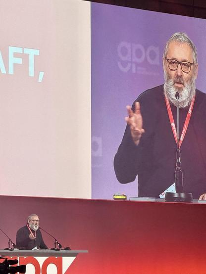 Franz Schäfer beim GPA bundesforum
