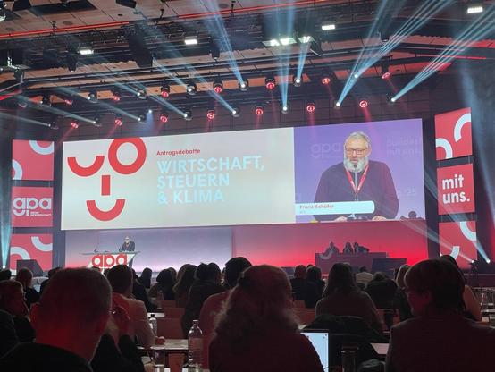 Franz Schäfer beim GPA bundesforum