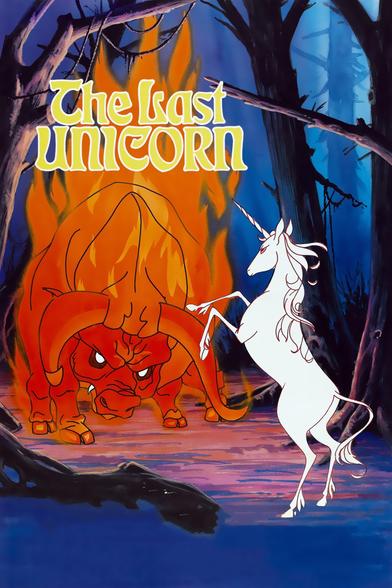 Movie poster for The Last Unicorn