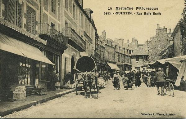 Quintin - Rue Belle-Etoile à #Quintin (#CôtesDArmor)  Rue Belle-Etoile. sans date [1910-1920] AD22 - 16FI4663 #CartePostaleAncienne 👉 https://cartorum.fr/carte-postale/52402/quintin-quintin-rue-belle-etoile