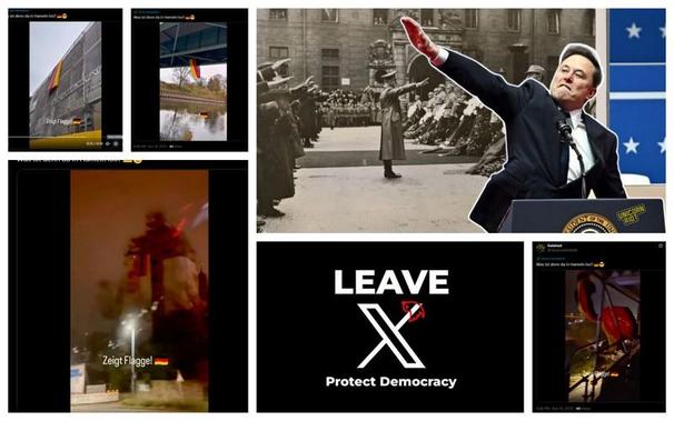 Collage: Leave X und weitere Bilder - Deutschlandfahne in Hameln