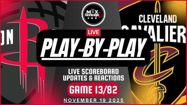 🔴LIVE - Houston Rockets vs Cleveland Cavaliers - Play-By-Play & Reactions (11/19/25)
