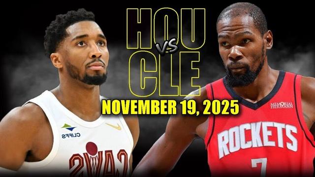 Houston Rockets vs Cleveland Cavaliers Full Game Highlights - November 19, 2025 | NBA Season