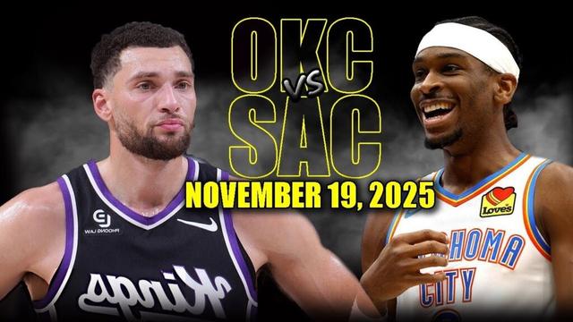 Oklahoma City Thunder vs Sacramento Kings Full Game Highlights - November 19, 2025 | NBA Season