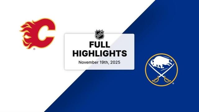 NHL Highlights | Flames vs. Sabres | November 19, 2025