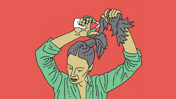 Fragmento de la historieta para EL PAIS sobre las heroínass de Irán