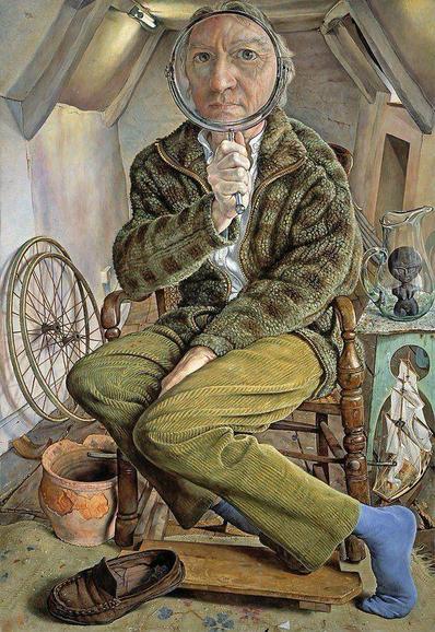 Bildbeschreibung - Deutsch
Das Bild zeigt eine Person, die in einem engen, leicht chaotischen Raum auf einem hölzernen Stuhl sitzt und eine große Lupe vor das eigene Gesicht hält. Durch die Vergrößerung wirkt der Blick ernst, fokussiert und beinahe prüfend, als würde er die verborgenen Ursachen hinter der sichtbaren Welt erkennen wollen. Die Umgebung enthält Symbole des Reparierens und Hinterfragens: ein zerbrochener Krug, ein einzelnes Schuhpaar, ein altes Rad, ein Modellschiff. Alles verweist auf Fragmente, Defizite und Entwicklungsschritte - genau die Elemente, an denen Evolution entscheidet.
Im Kontext deiner Aussage zeigt das Bild: In Schwellenzeiten wird Oberflächlichkeit selektiert.
Wer nur Symptome betrachtet, verschwindet aus der Gleichung. Nur diejenigen, die tiefer sehen, werden vom Feld der Evolution weitergetragen.🖖