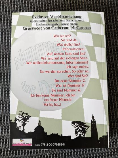 Rückseite des Buches