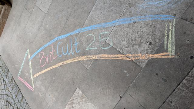 A rainbow coloured arrow reads BritCult 25