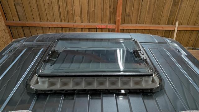 Die Dachhaube von außen