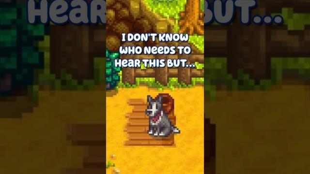 Did you know this about your 🤎Dog🤎 in Stardew Valley?