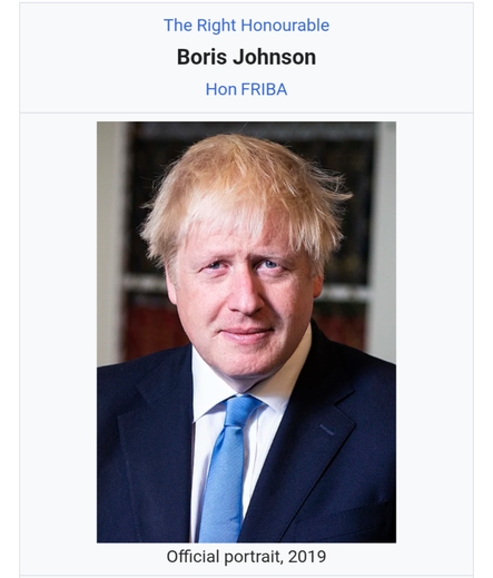 Photo of Boris Johnson.
