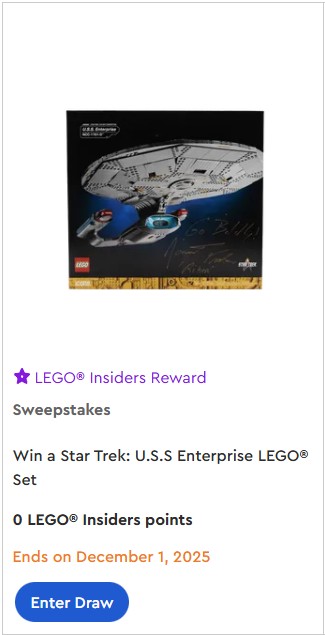 a screenshot from the Lego web site
