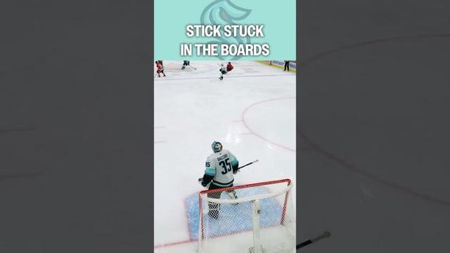 Goalie stick STUCK!