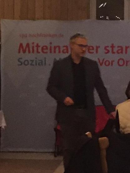 Pascal Pächer, SPD-Kandidat für das Amt des Bürgermeisters in Helmbrechts