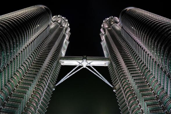 Look at the Petronas Towers