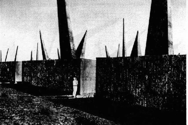 concept art for the long-term nuclear waste storage facility. this is not a place of honor