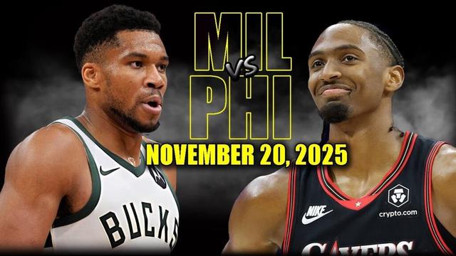 Milwaukee Bucks vs Philadelphia 76ers Full Game Highlights - November 20, 2025 | NBA Season