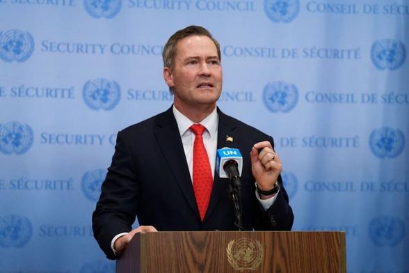 トランプ氏主導のガザ和平案を擁護、状況は不安定－米国連大使 - Bloomberg