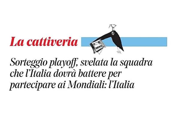 Sorteggio playoff, svelata la squadra che l'Italia dovrà battere per partecipare ai Mondiali: l'Italia.