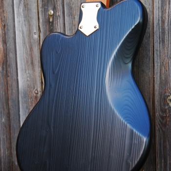 Victoriane model guitar. Back view.