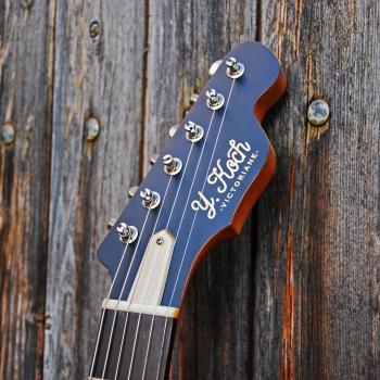 Victoriane model guitar. Headstock.
