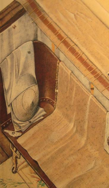 Birch hat (diameter 35 cm) of the man from the burial mound in Hochdorf, photocredit 1. Neu-Kelte