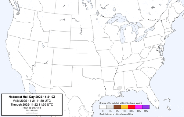 0z Day #Hail Forecast