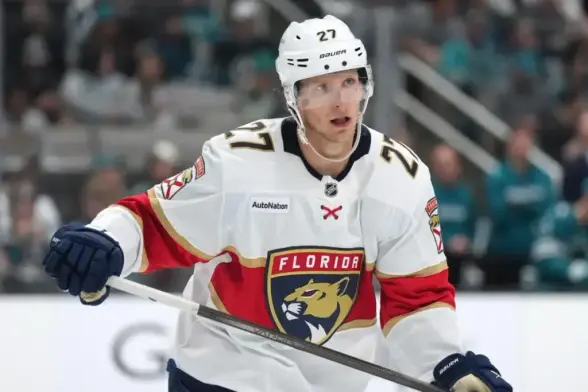 Panthers' Eetu Luostarinen suffers freak off-ice barbecue accident, will miss significant time