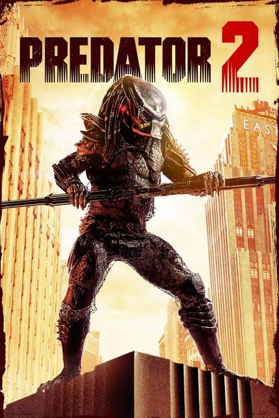 Movie poster for Predator 2