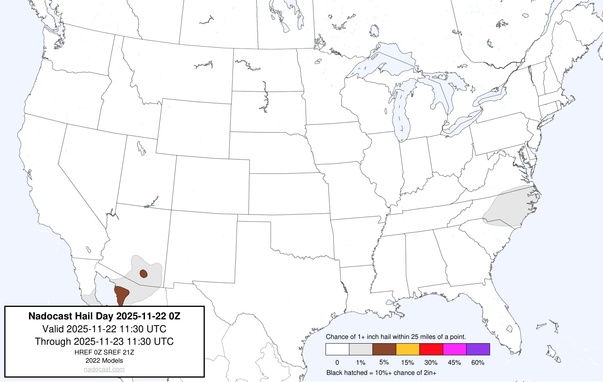 0z Day #Hail Forecast
