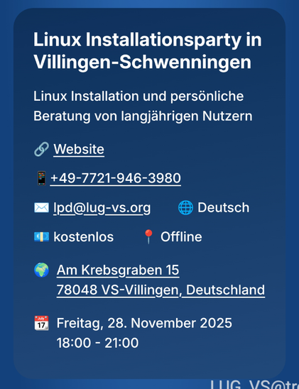 Screenshot der #EndOf10 Terminbeschreibung.