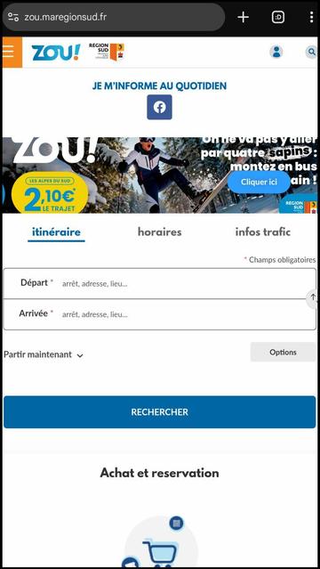 Not blocked when opening https://zou.maregionsud.fr/ (French)