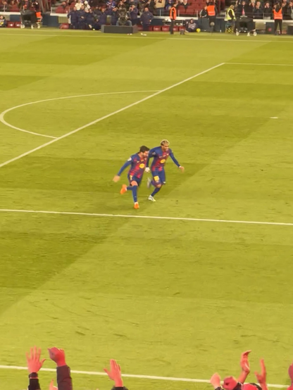 Lamine Yamal and Ferran Torres celebrating after Ferran’s goal/Lamine’s assist