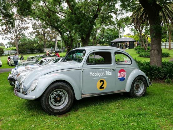 VW Beetle replica of a famous 50's Beetle rally car