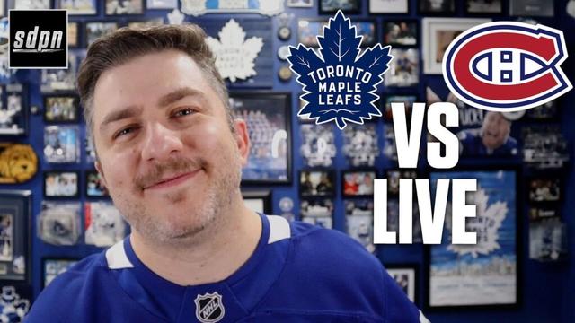 Toronto Maple Leafs vs Montreal Canadiens LIVE w/ Steve Dangle