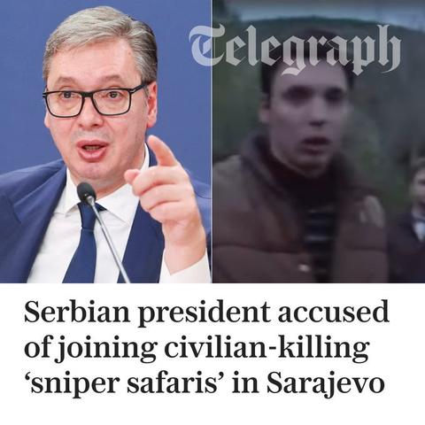 Vucic in Sarajevo bei den Menschen-Safaris.