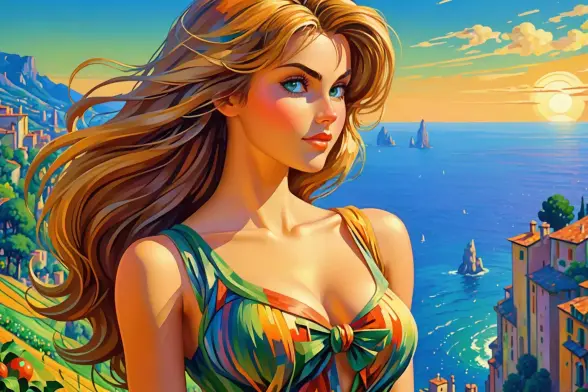 Prompt:  young woman, beautiful face, standing, great body, gorgeous figure, long legs, pretty eyes, long hair, learns Nemerle programming language, beautiful background, magnificent scenery, Umberto Boccioni style, HD, sharp focus, stunningly beautiful, retro game art, 16-bit, vibrant colors, pixelated, nostalgic, charming, fun

Negative prompt: (worst quality, low quality, normal quality, lowres, low details, oversaturated, undersaturated, overexposed, underexposed, grayscale, bw, bad photo, bad photography, bad art:1.4), (watermark, signature, text font, username, error, logo, words, letters, digits, autograph, trademark, name:1.2), verybadimagenegative, bad_prompt_version2-neg, easynegative, FastNegativeV2, realistic, photorealistic, 35mm film, deformed, glitch, low contrast, noisy, extra eyes, bad eyes, ugly eyes, imperfect eyes, deformed pupils, deformed iris, cross-eyed, poorly drawn face, bad face, fused face, ugly face, worst face, unrealistic skin texture, out of frame, poorly drawn hands, cloned face, double face, blurry, bad quality

Text model: gemma3

Image model: WildCardXXLAnimation